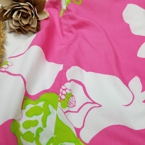 Lilly Pulitzer Franco Hotty Pink She's A Piston Size 2 Barbiecore Dress - Picture 3 of 8